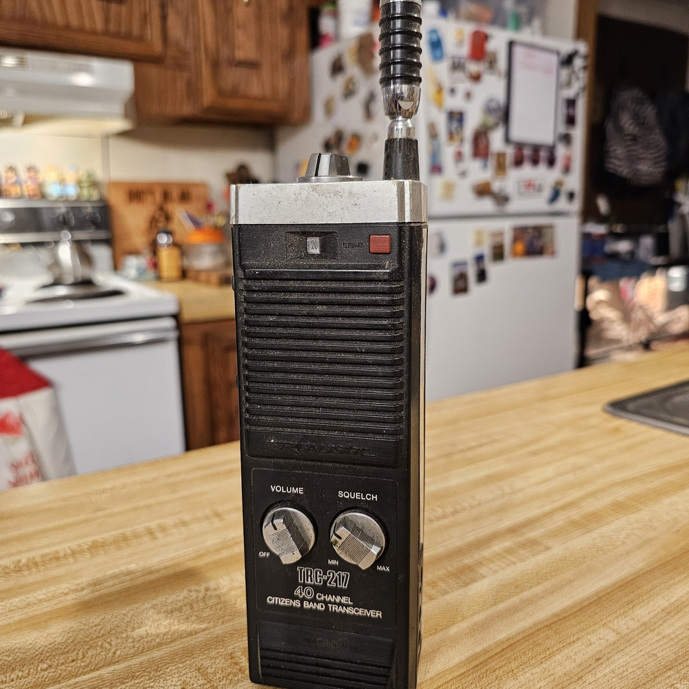 TRC-217 Portable CB Transceiver - Black As Seen On Stranger Things